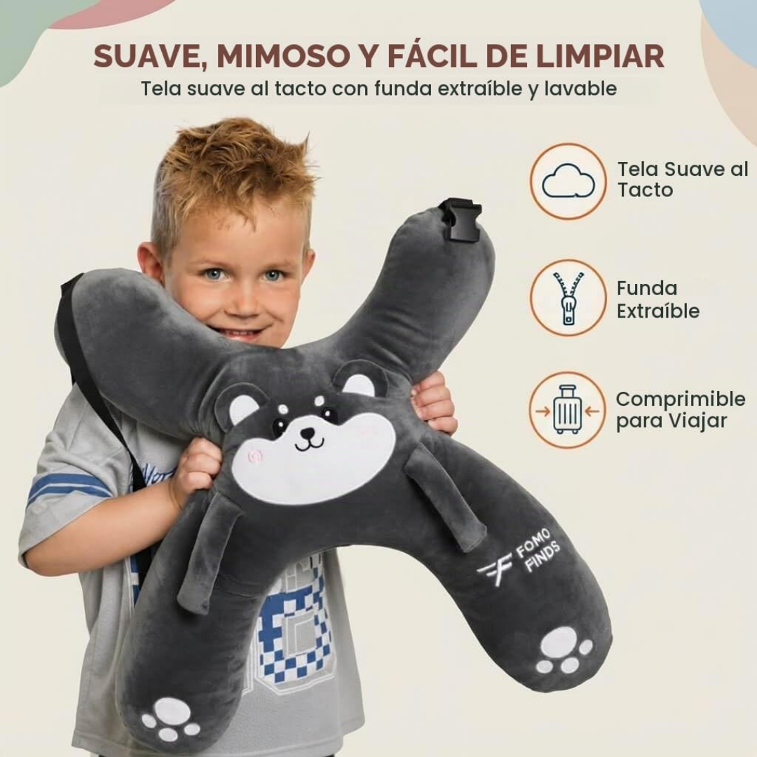 Almohada de Viaje Infantil con Soporte para la Cabeza
