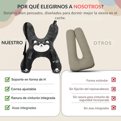 Almohada de Viaje Infantil con Soporte para la Cabeza